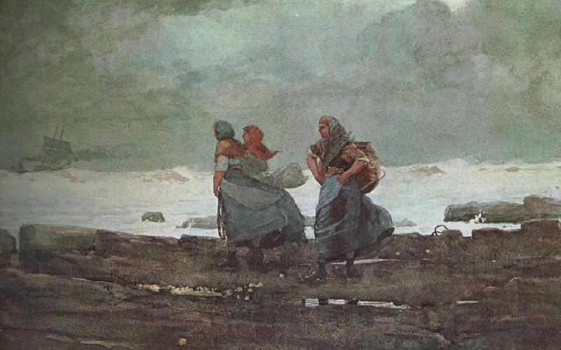 Winslow Homer Fisherwoman Mother